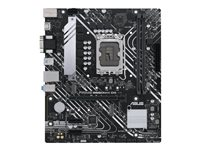 ASUS PRIME B660M-K D4 - Carte-mère - micro ATX - Socket LGA1700 - B660 Chipset - USB 3.2 Gen 1 - Gigabit LAN - carte graphique embarquée (unité centrale requise) - audio HD (8 canaux) 90MB1950-M1EAY0