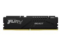 Kingston FURY Beast - DDR5 - module - 16 Go - DIMM 288 broches - 5200 MHz / PC5-41600 - CL40 - 1.25 V - mémoire sans tampon - on-die ECC KF552C40BB-16