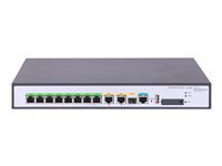 HPE FlexNetwork MSR958 PoE - - routeur - commutateur 8 ports - 1GbE - ports WAN : 2 - Montable sur rack JH301A#ABB