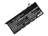 DLH - Batterie de portable (équivalent à : Dell PW23Y, Dell 0PW23Y, Dell TP1GT, Dell RNP72, Dell 0RNP72) - Lithium Ion - 7850 mAh - 60 Wh - pour Dell XPS 13 9360 DWXL3637-B060Q3